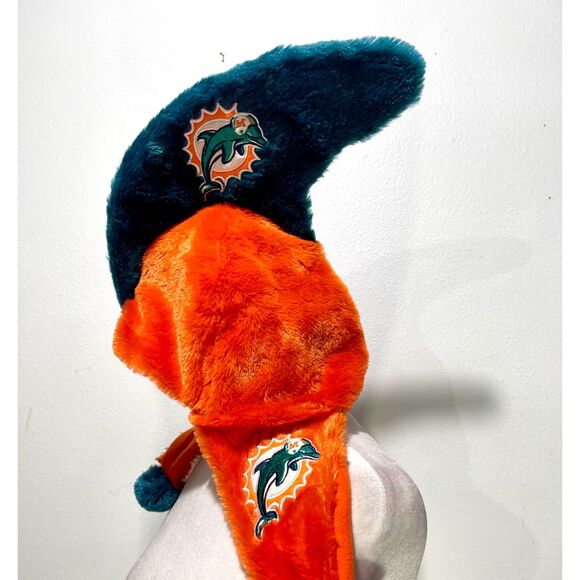 Miami Dolphins Forever Collectibles  NFL logo plush fin hat football fan unisex main image 5